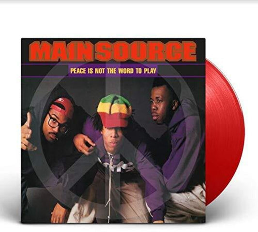 the album cover for Main Source - Peace Is Not The Word To Play [Colored Vinyl] [Limited Edition] (Red)