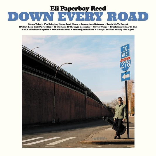 the album cover for Eli 'Paperboy' Reed - Down Every Road