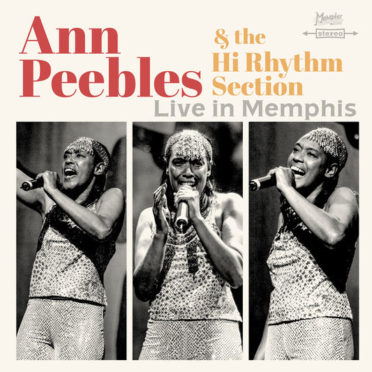 the album cover for Peebles, Ann & Hi Rhythm Section - Live In Memphis