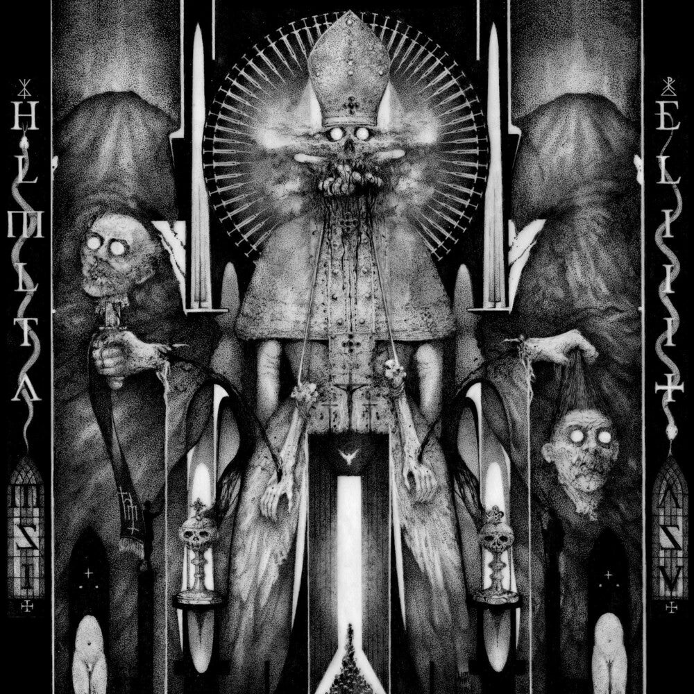 the album cover for Hell Militia - Hollow Void