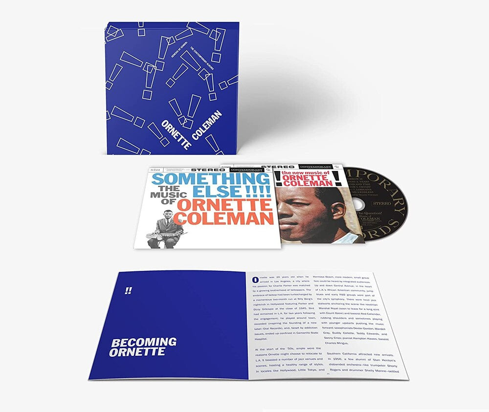 the album cover for Ornette Coleman - Genesis Of Genius: The Contemporary Albums [CD Box Set]