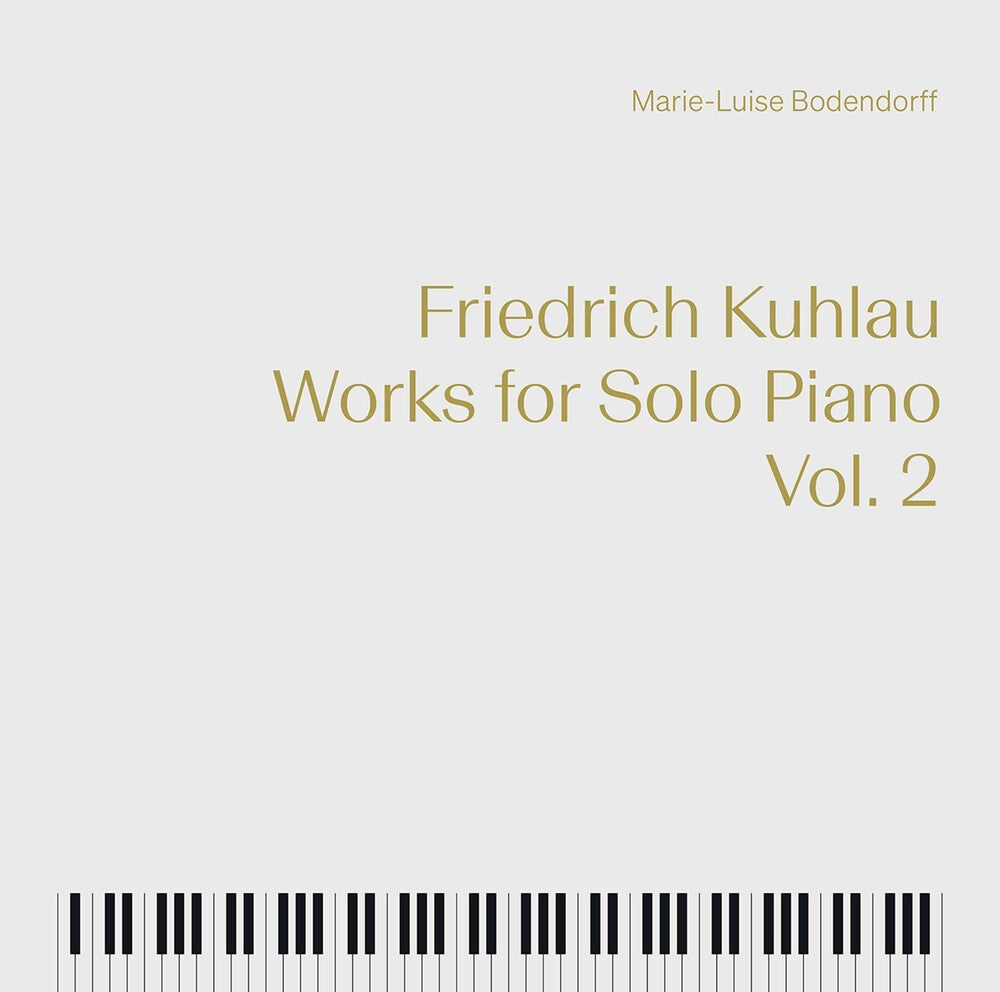 the album cover for Kuhlau / Bodendorff - Works For Solo Piano 2
