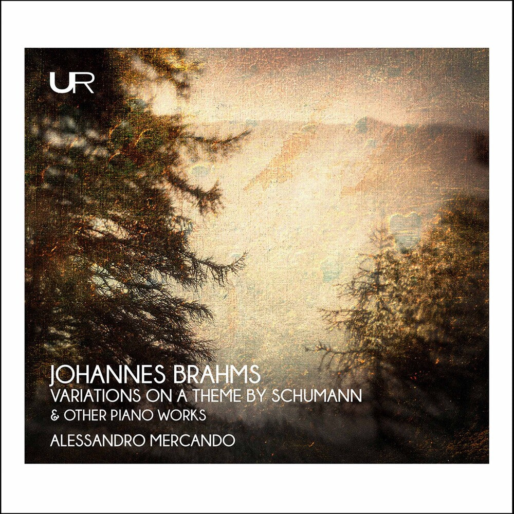 the album cover for Brahms / Mercando - Variation on a Theme
