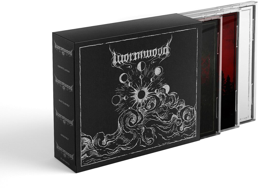 the album cover for Wormwood - 3cd Box (Ghostlands, Nattarvet & Arkivet)