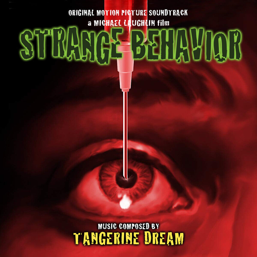 the album cover for Tangerine Dream - Strange Behavior - O.S.T.