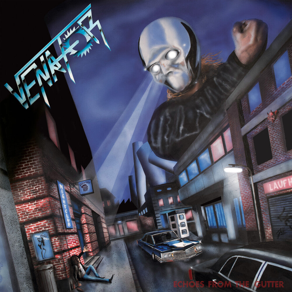 the album cover for Venator - Echoes From The Gutter