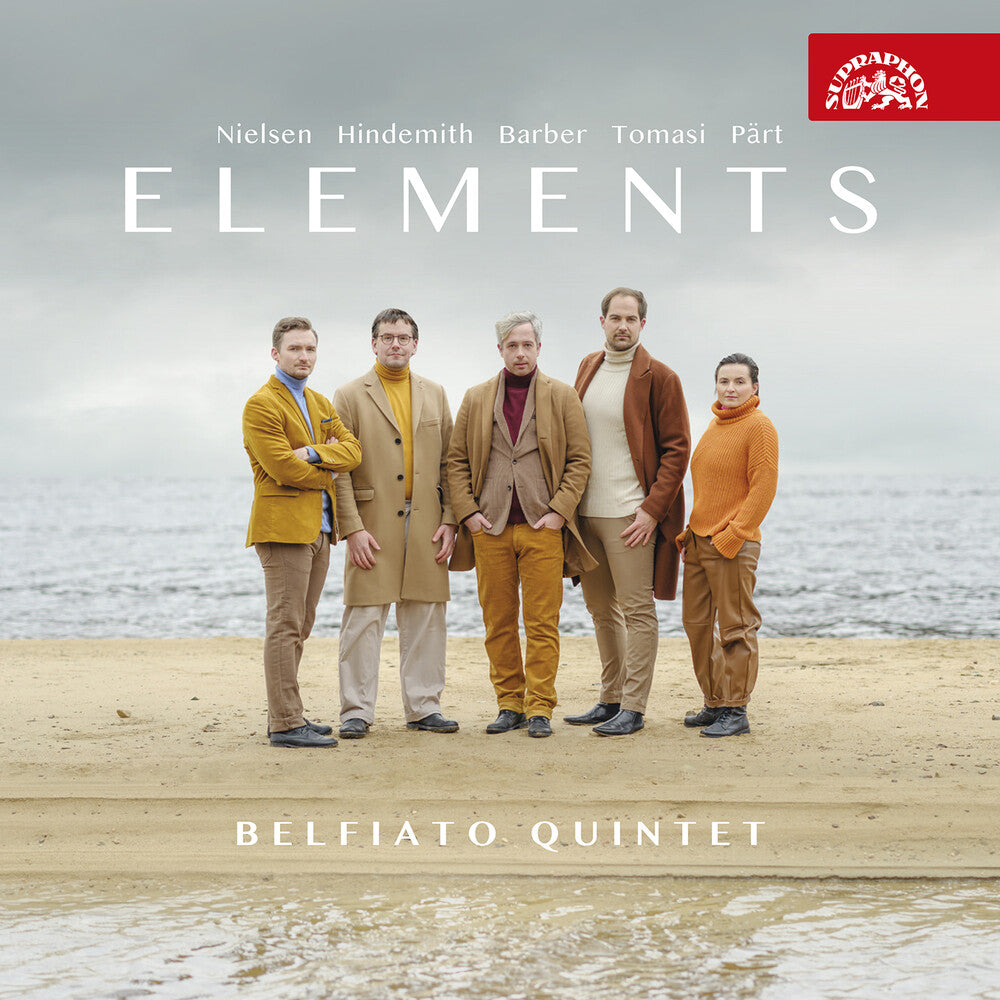 the album cover for Hindemith / Befliato Quintet - Elements