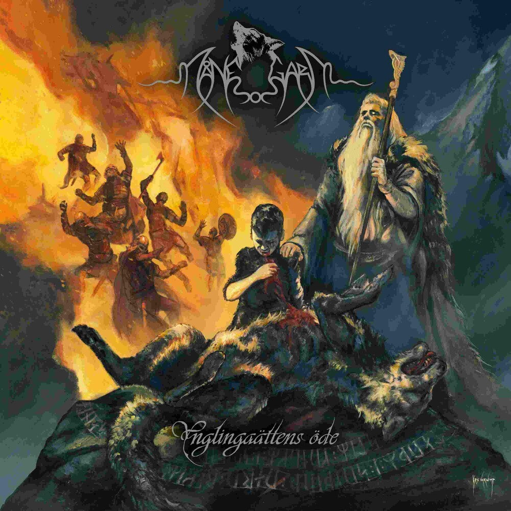 the album cover for Manegarm - Ynglingaattens Ode