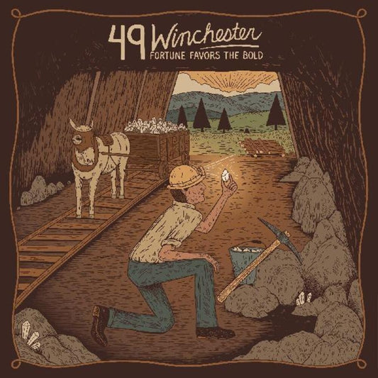 the album cover for 49 Winchester - Fortune Favors The Bold