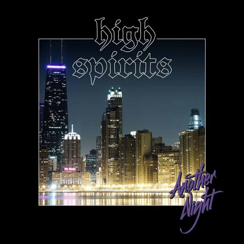 the album cover for High Spirits - Another Night (Trans Clear/Trans Blue Bi-Color Lp)