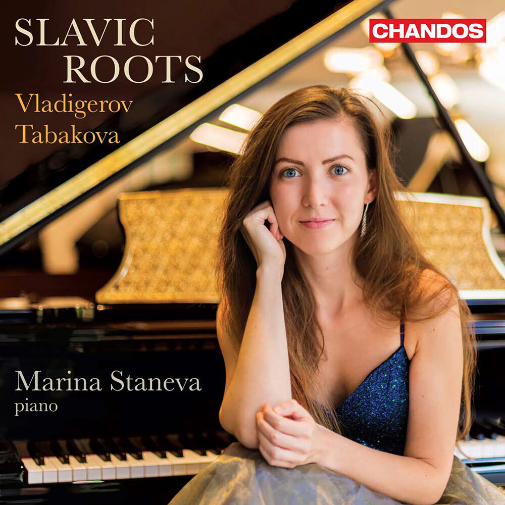 the album cover for Tabakova / Staneva - Slavic Roots / Piano Works