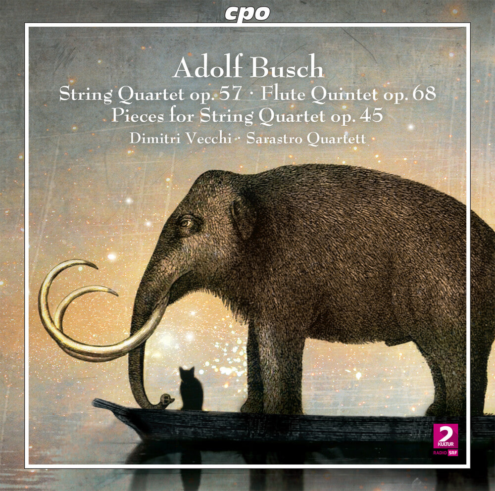 the album cover for Busch / Sarastro Quartett / Vecchi - String Quartets / Flute Quintet