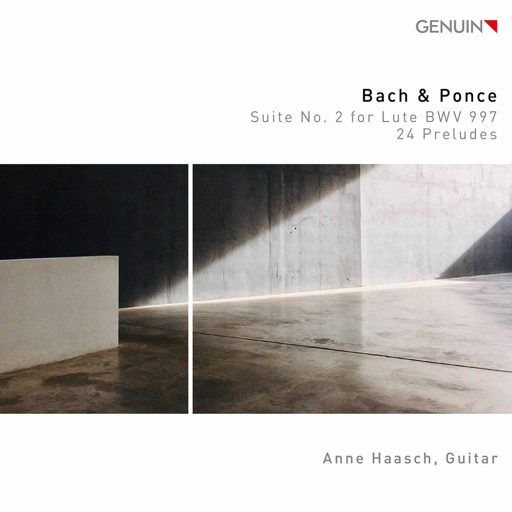the album cover for Ponce / Haasch - Bach & Ponce