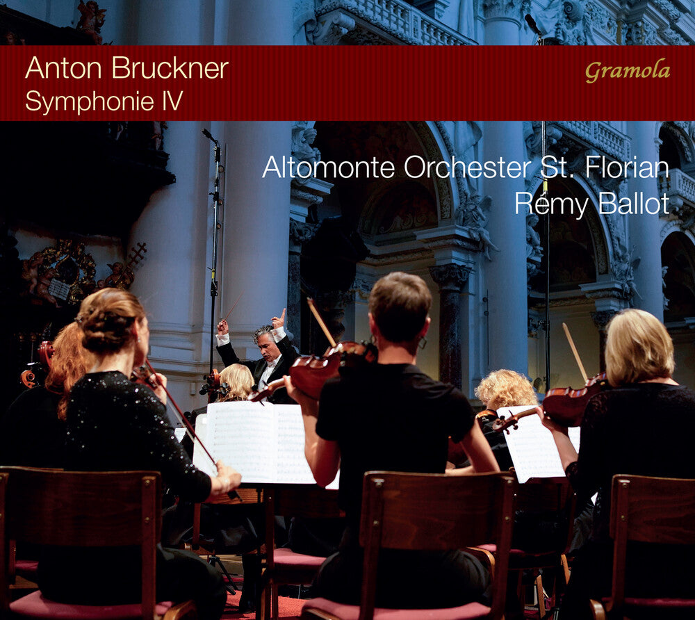 the album cover for Bruckner / Ballot - Symphony 4 In E-Flat Major (Hybr)