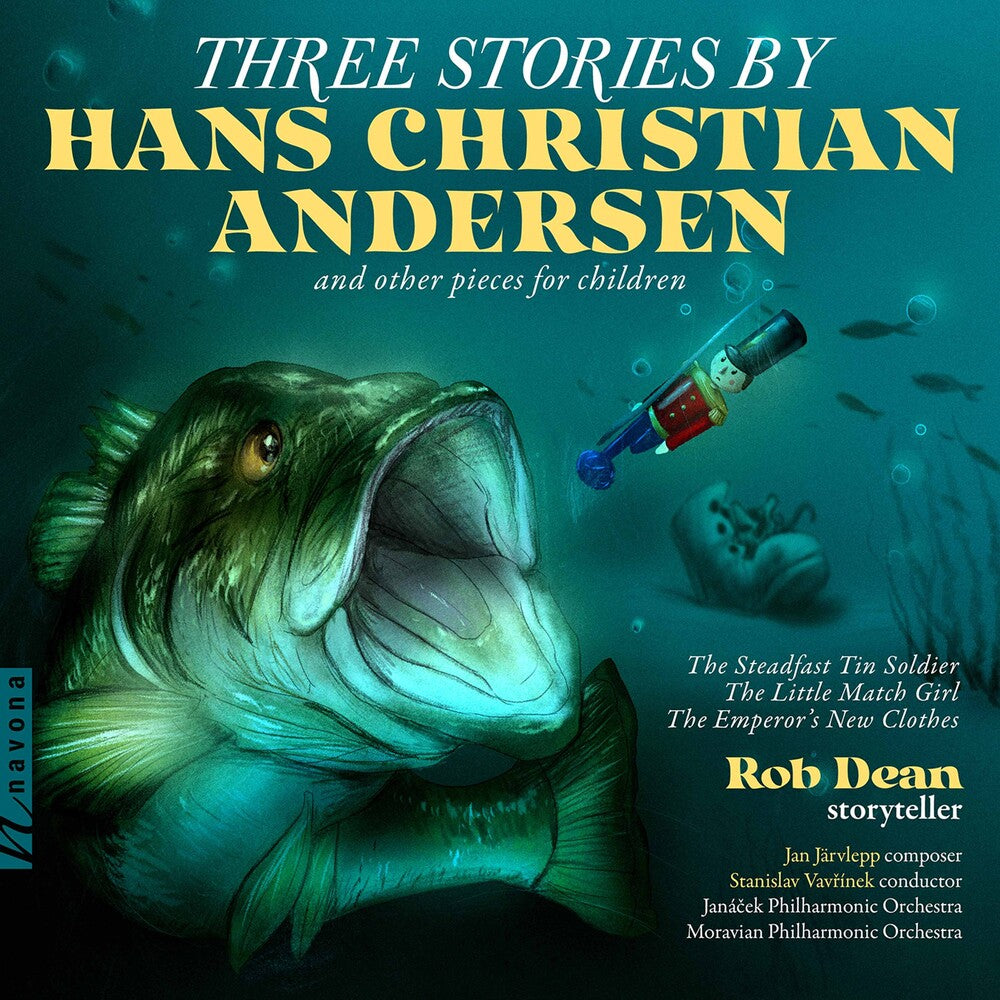 the album cover for Jarvlepp / Dean / Janacek Philharmonic Orchestra - 3 Stories By H. C. Andersen