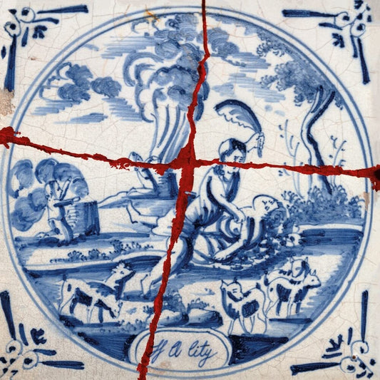 the album cover for Current 93 - If A City Is Set Upon A Hill