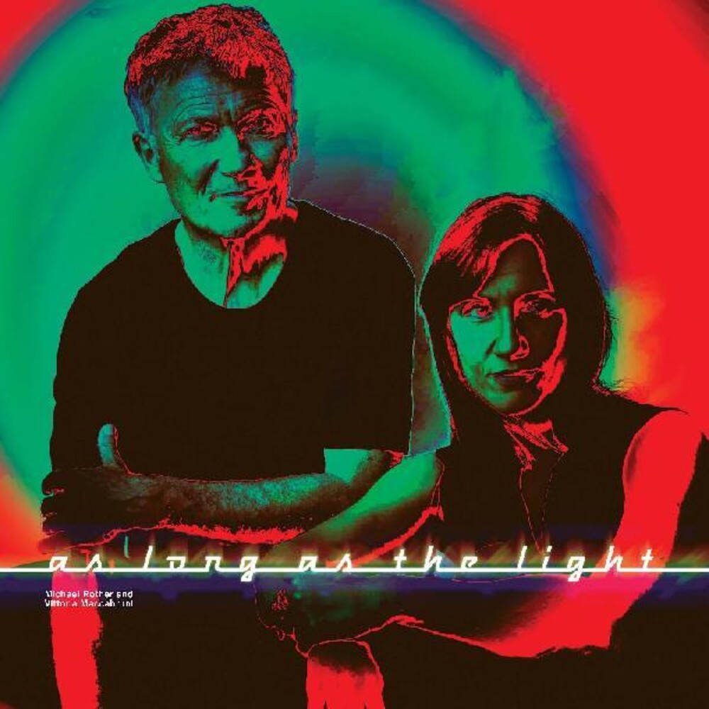 the album cover for Michael Rother  / Maccabruni,Vittoria - As Long As The Light