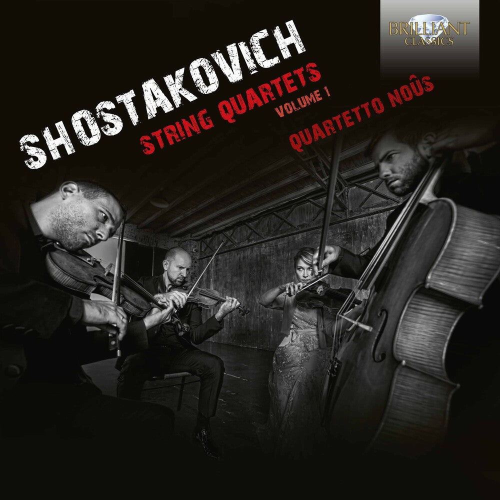 the album cover for Shostakovich / Quartetto Nous - String Quartets 1 (2pk)
