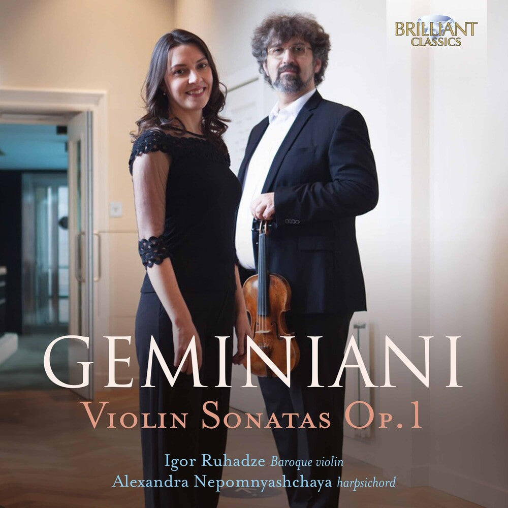 the album cover for Geminiani / Rughadze / Nepomnyashchaya - Violin Sonatas 1 (2pk)