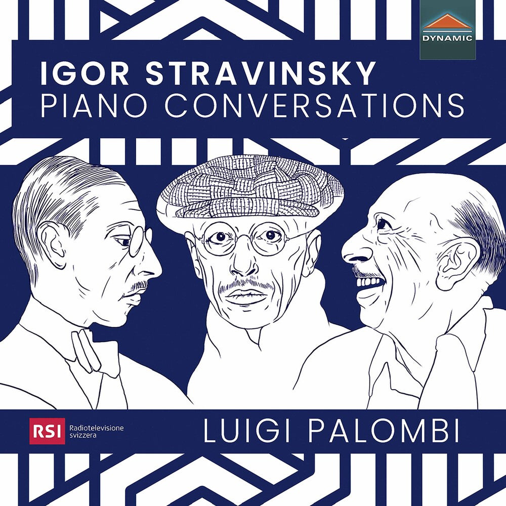 the album cover for Stravinsky / Palombi - Piano Conversations