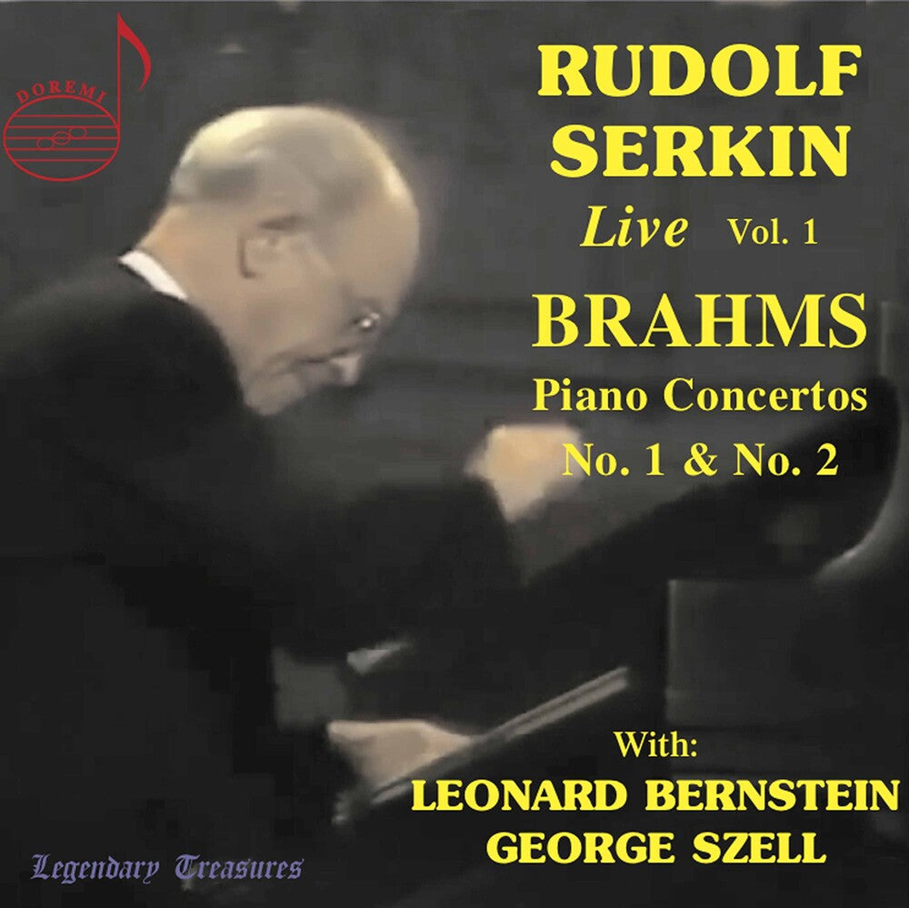 the album cover for Brahms / Serkin - Rudolf Serkin Live 1 (2pk)