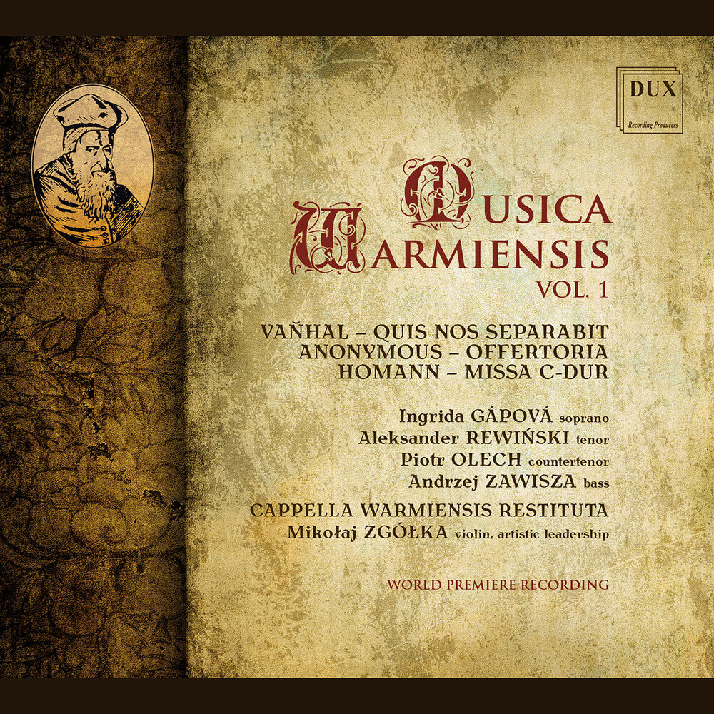 the album cover for Vanhal / Gapova / Olech - Musica Warmiensis 1