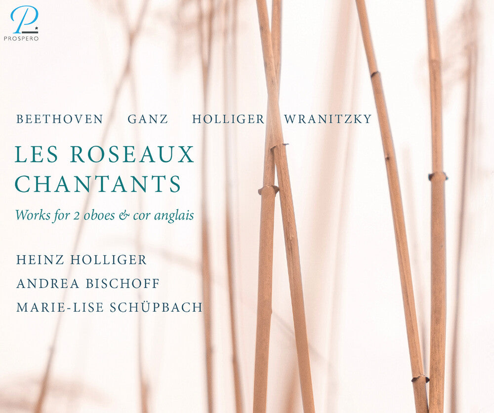 the album cover for Beethoven / Holliger / Bischoff - Works For 2 Oboes & Cor Anglais