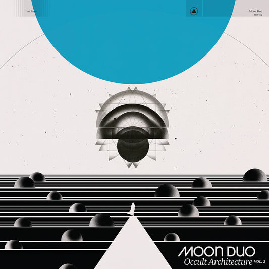 the album cover for Moon Duo - Occult Architecture Vol. 2 (sky Blue)