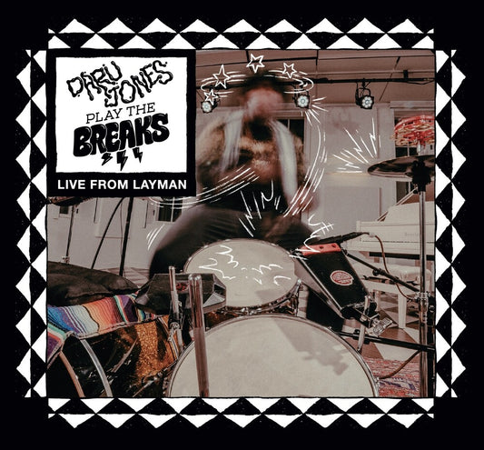 the album cover for Daru Jones - Play The Breaks (Live From Layman)
