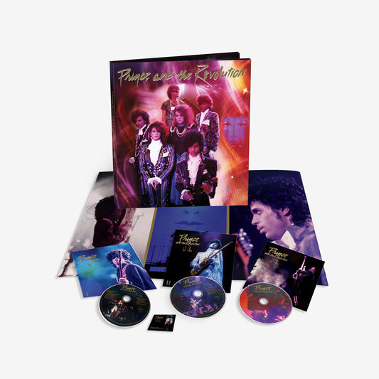 the album cover for Prince & The Revolution - Live [2CD/Blu-ray]