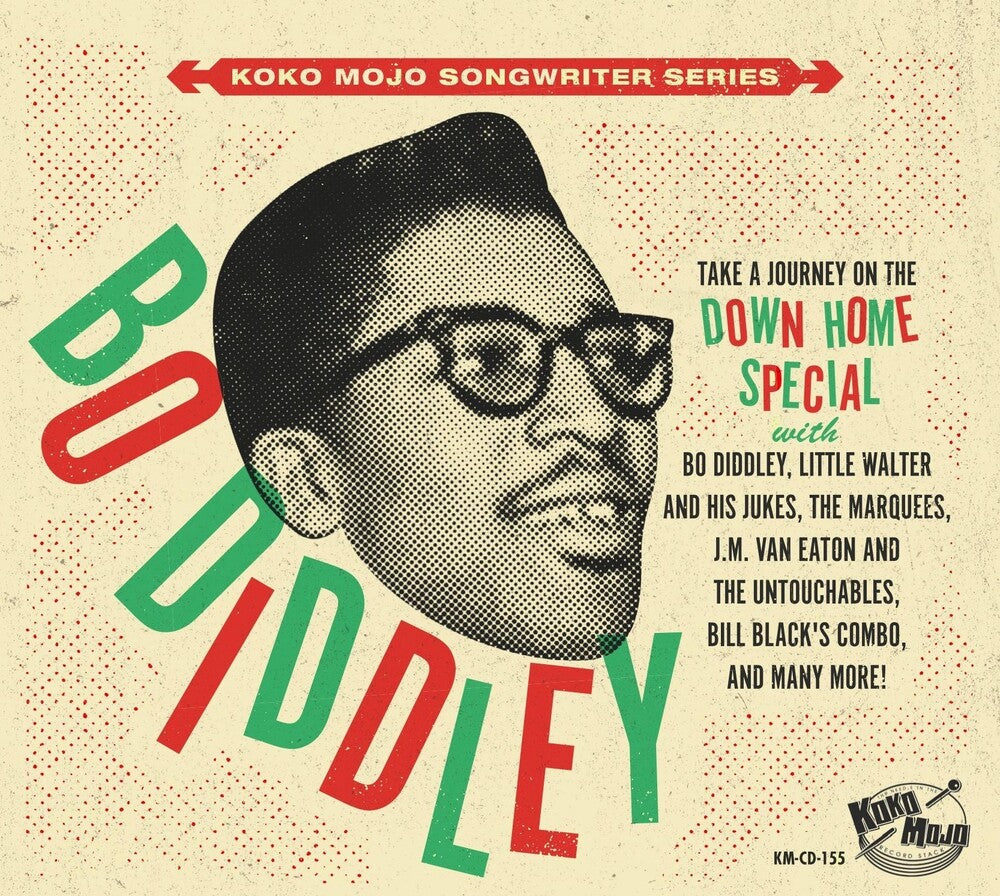 the album cover for Koko Mojo Writer Series Bo Diddley: Down / Various - Koko Mojo Writer Series Bo Diddley: Down / Various