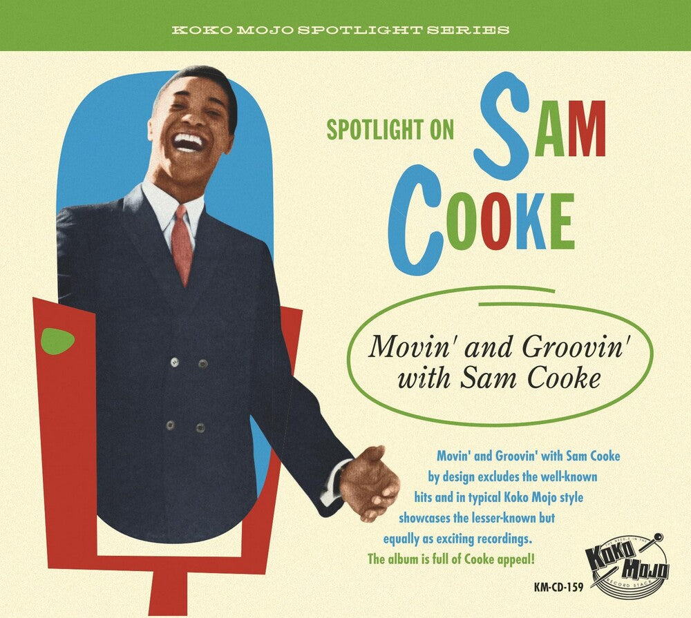 the album cover for Spotlight On Sam Cooke: Movin' And Groovin' / Var - Spotlight On Sam Cooke: Movin' And Groovin' / Var