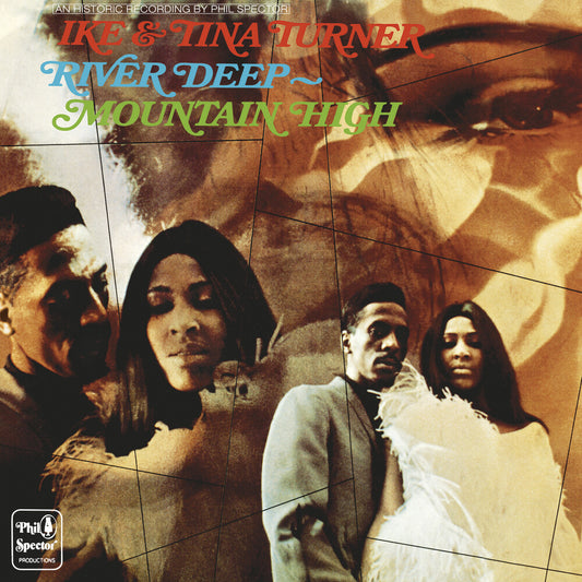the album cover for Ike Turner  & Tina - River Deep - Mountain High