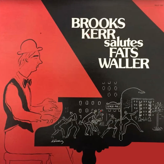 the album cover for Brooks Kerr - Salutes Fats Waller
