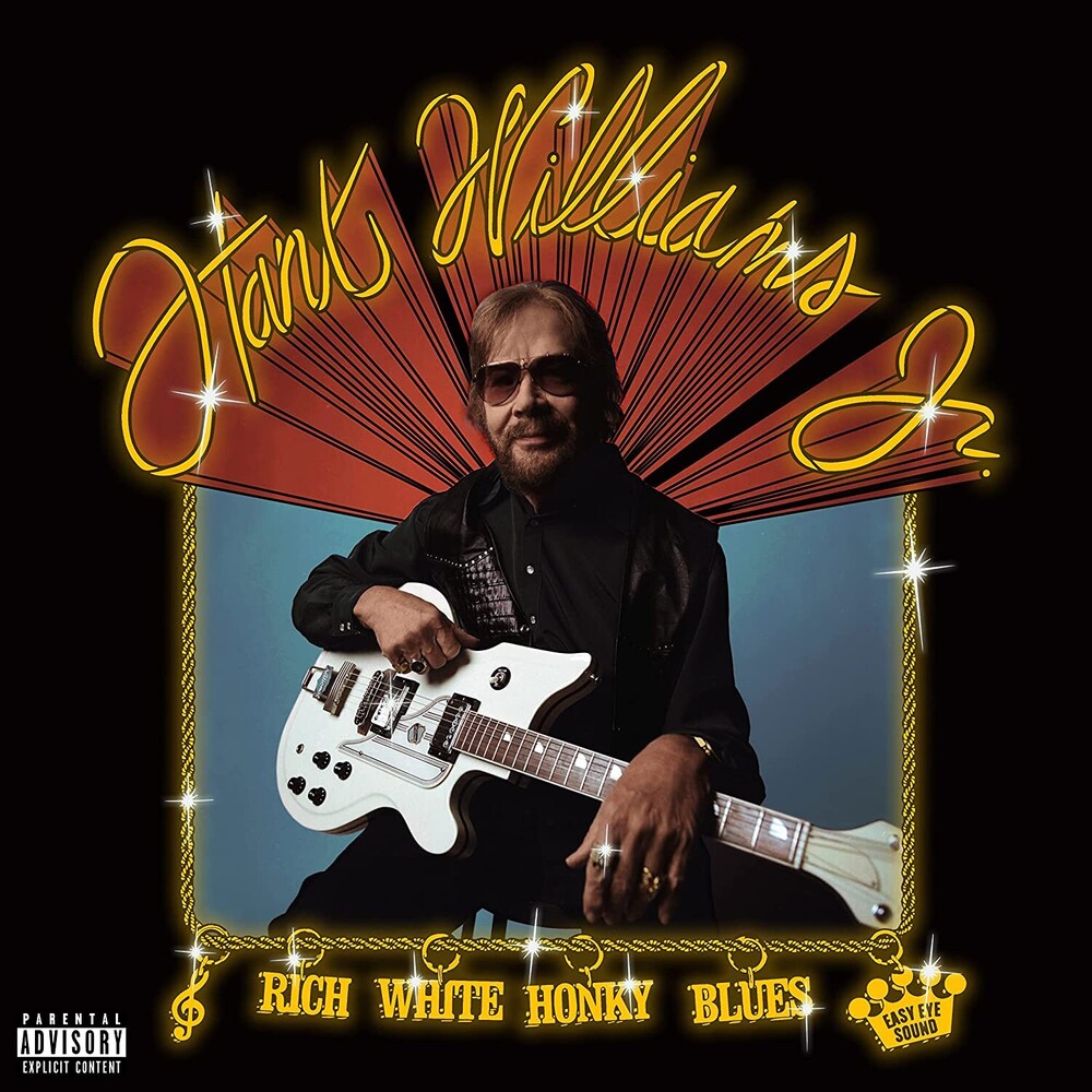 the album cover for Hank Williams Jr. - Rich White Honky Blues