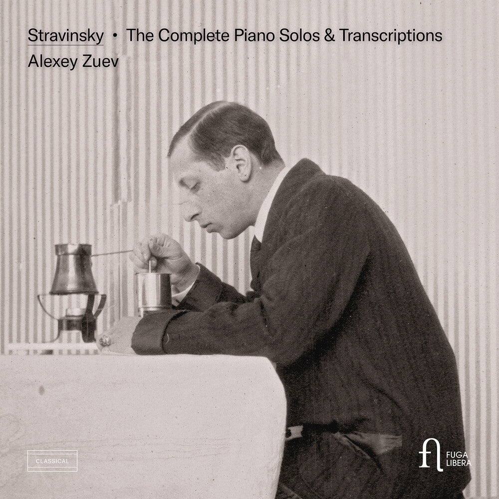 the album cover for Stravinsky / Zuev - Complete Piano (Box)