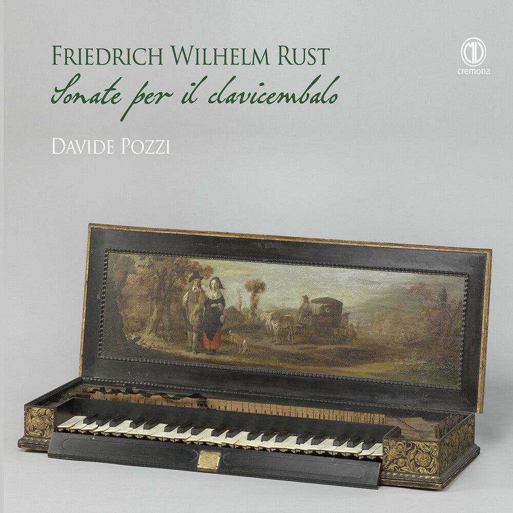 the album cover for Rust / Pozzi - Sonate Per Il Clavicemba