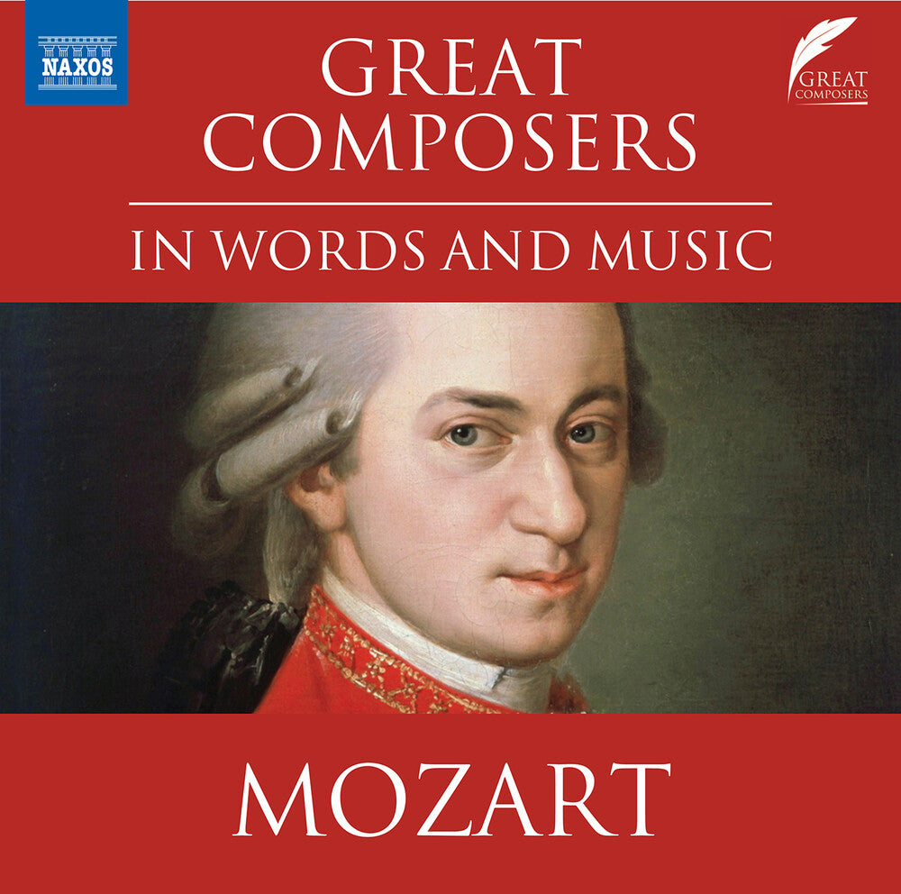the album cover for Mozart - Great Composers in Work