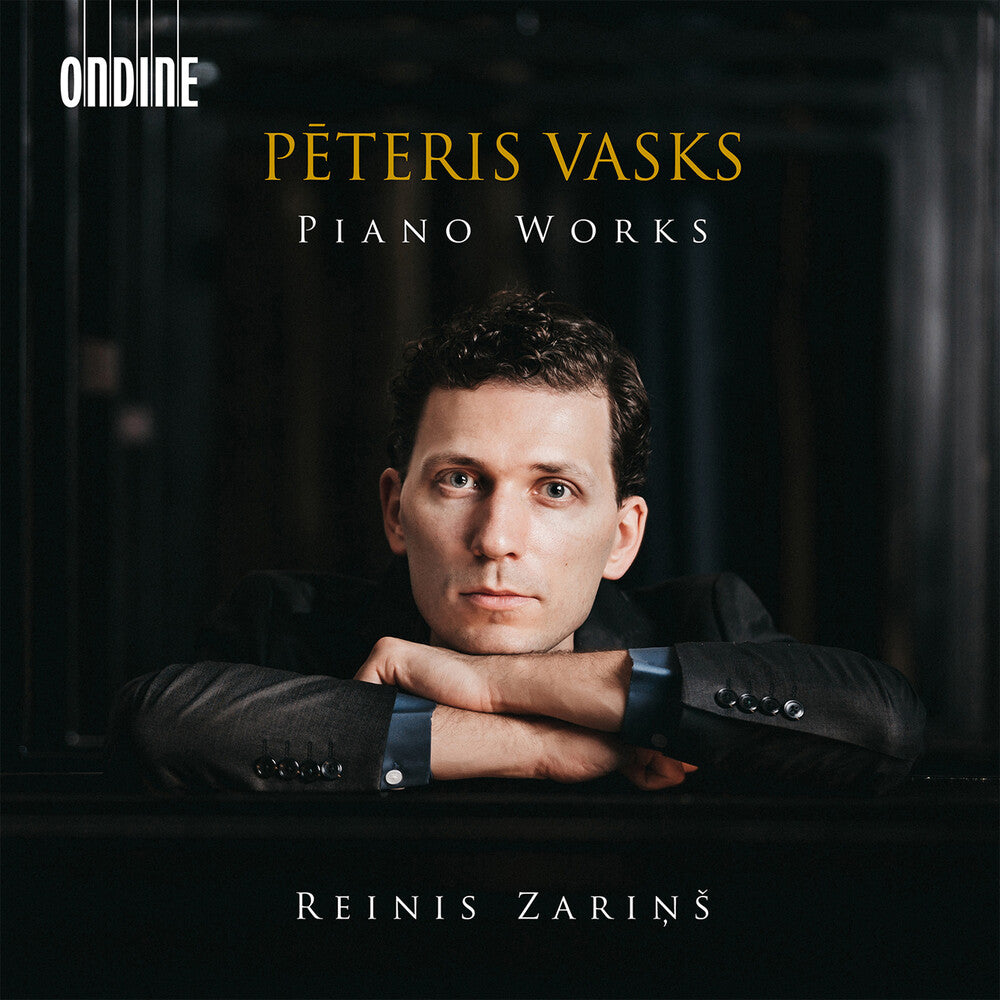 the album cover for Vasks / Zarins - Piano Works