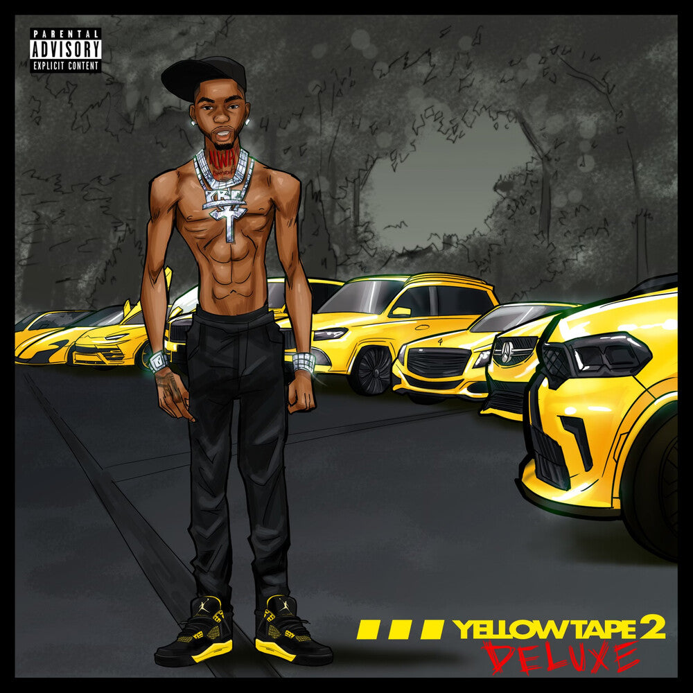 the album cover for Key Glock - Yellow Tape 2 (Deluxe)