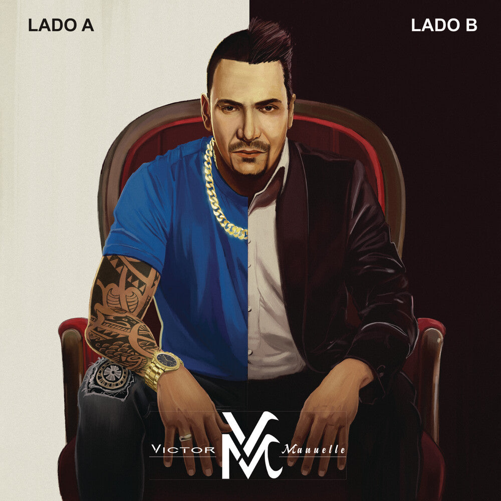 the album cover for Victor Manuelle - Lado A Lado B