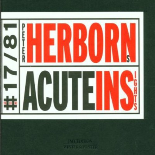 the album cover for Peter Herborn - Peter Herborn's Acute Insights