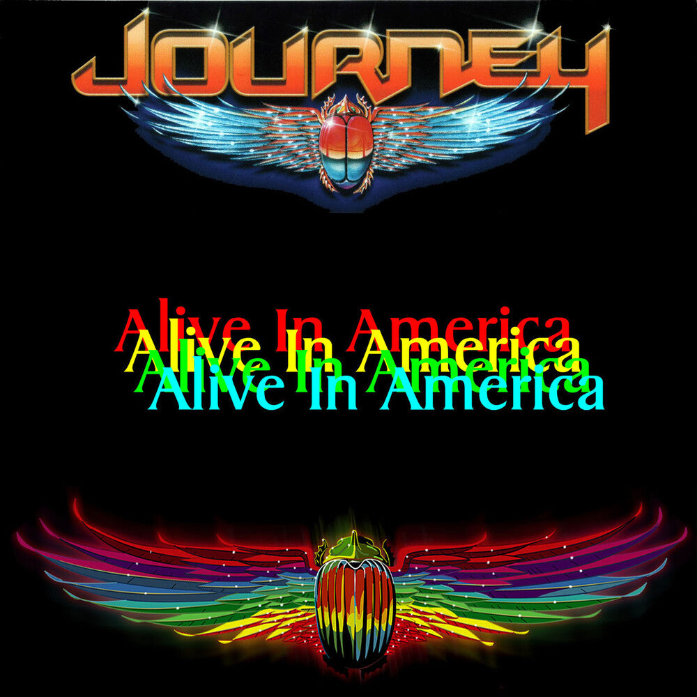 the album cover for Journey - Alive In America