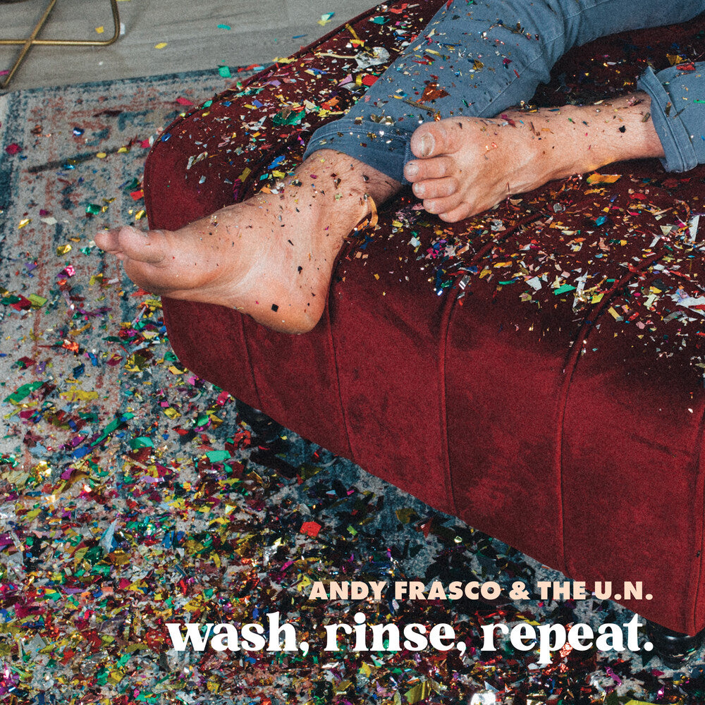 the album cover for Andy Frasco & The U.N. - Wash, Rinse, Repeat.