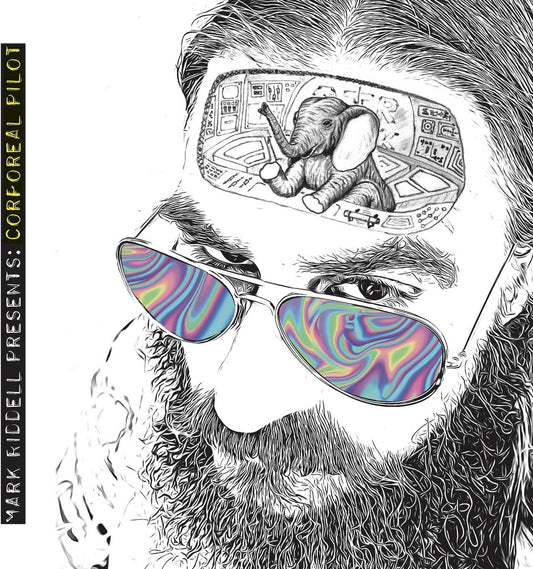 the album cover for Mark Riddell - Mark Riddell Presents: Corporeal Pilot