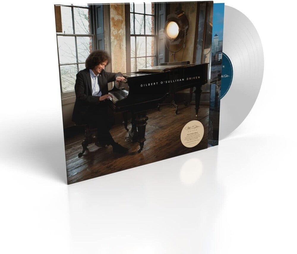 the album cover for Gilbert O'Sullivan - Driven [Limited Edition Clear LP]