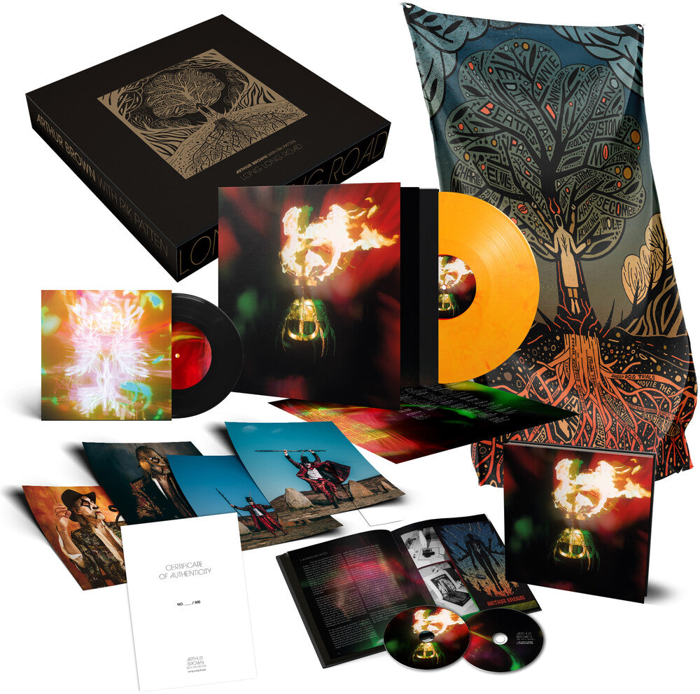 the album cover for Arthur Brown - Long Long Road (Box) [Colored Vinyl] (Gate) [Limited Edition] [180 Gram]