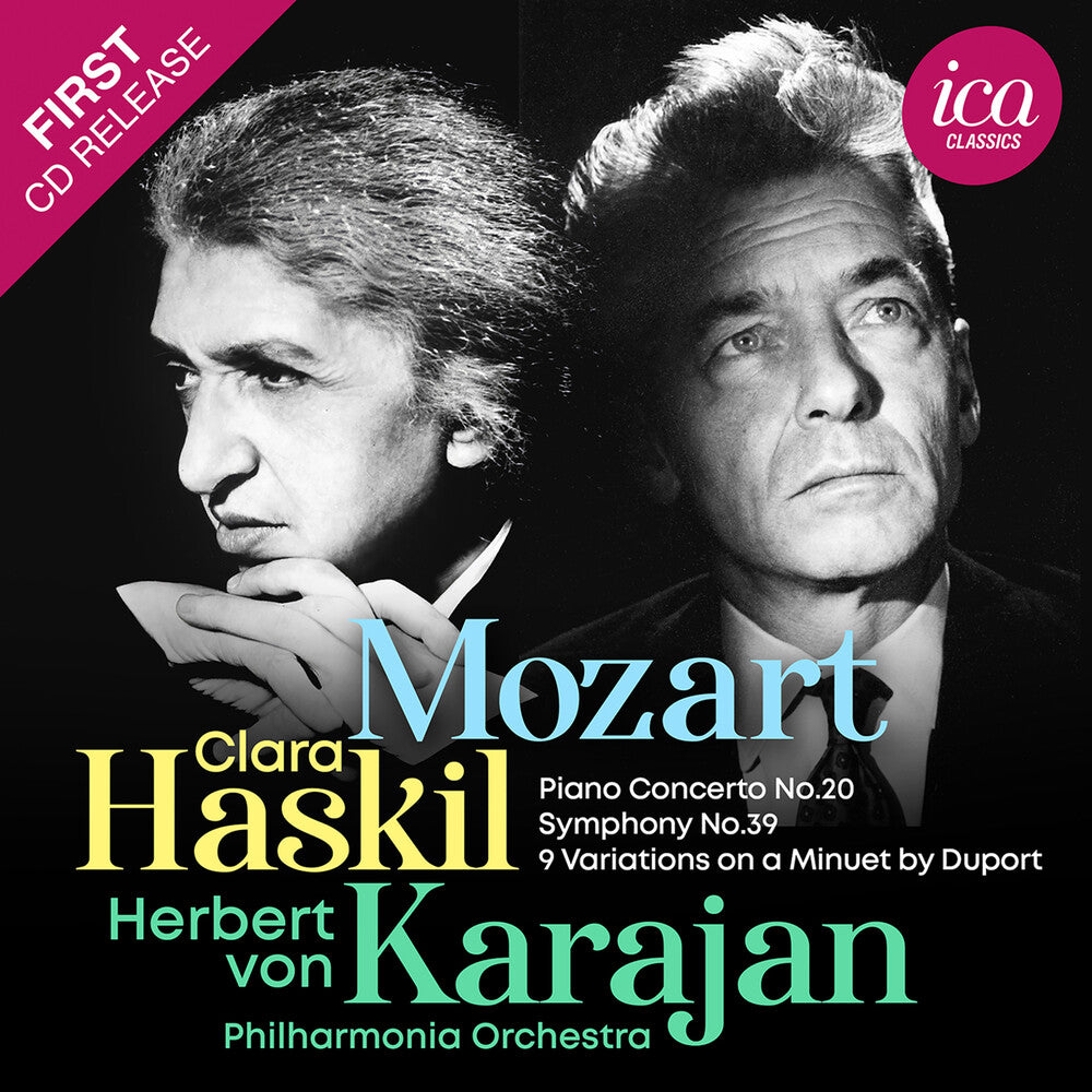 the album cover for Mozart / Haskil / Philharmonia Orch - Piano Concerto 20