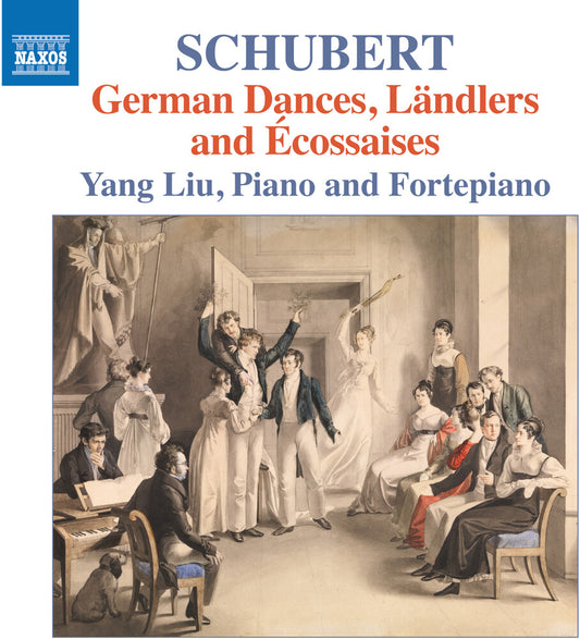 the album cover for Schubert / Liu - German Dancea Landl