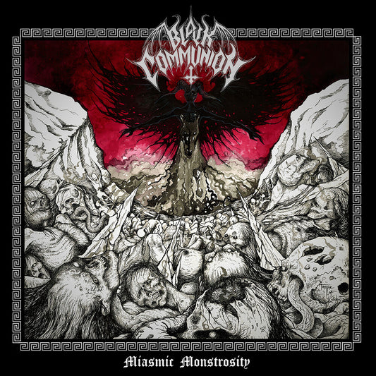 the album cover for Black Communion - Miasmic Monstrosity